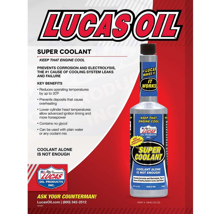 ضدیخ و ضدجوش و کولانت لوکاس مدل Super Coolant حجم 473 میلی لیتر