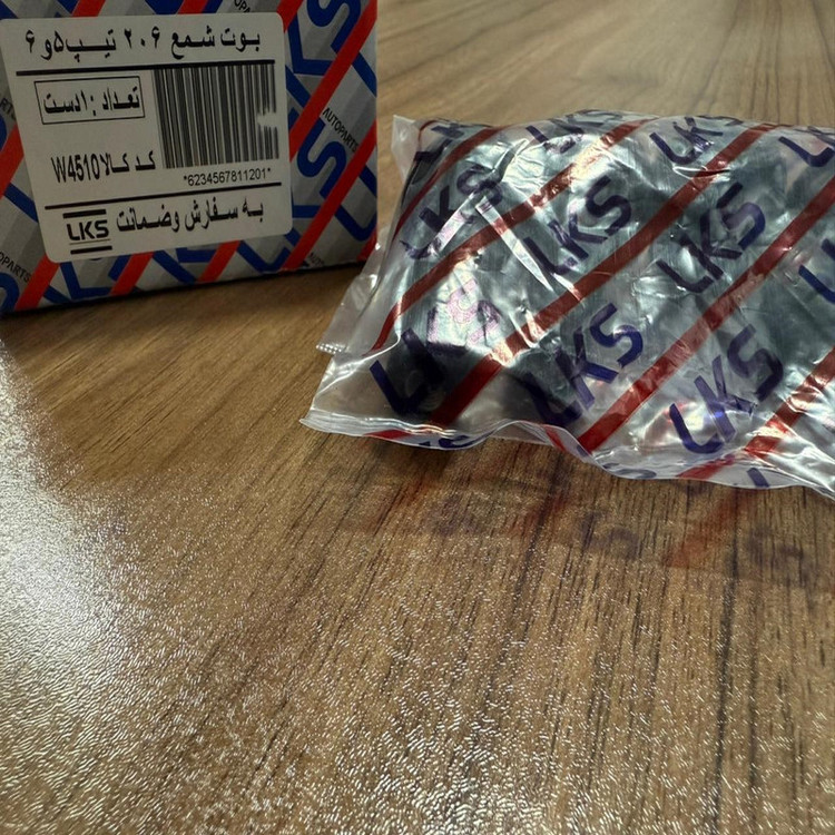 بوت وایر شمع ال کا اس مدل استاندارد مناسب برای پژو 206 و پژو 207 بسته 4 عددی